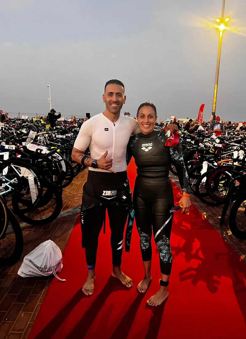 Youness Mandour — après une course de triathlon